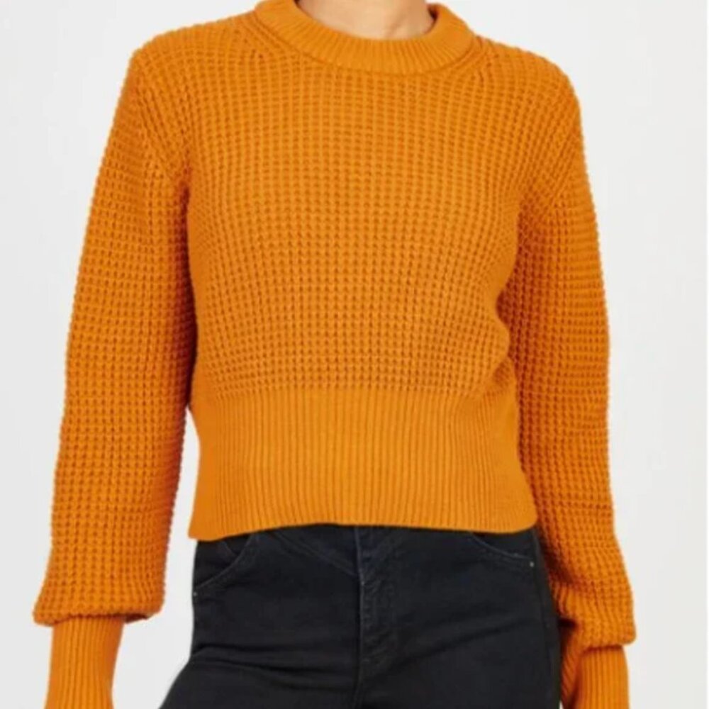 French Connection Cropped Chunky Knit Sweater S